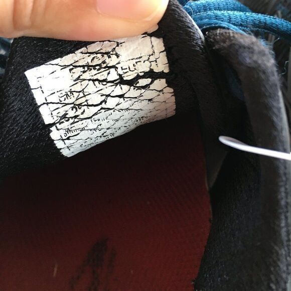 Asics Gel Solution Speed Women's Tennis Shoes Athletic Black Blue Size 7 - Picture 4 of 7